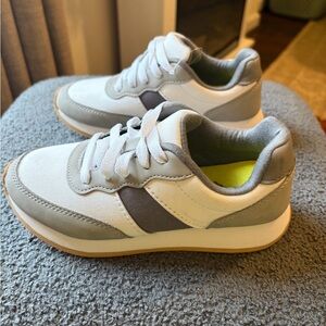 Cat & Jack Gray and White Kids Sneakers